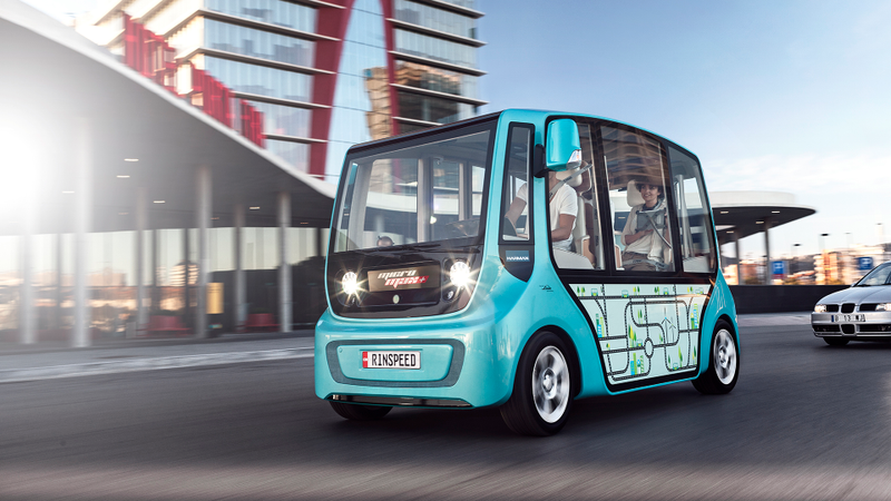 Illustration for article titled The Rinspeed Micro Max Is A Mini-Sized Bus From The Future